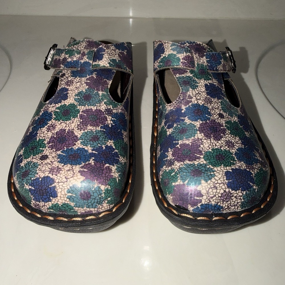 Ingaro Happy Nursing Shoes Slides Clogs Size 8.5 Women Multicolor Slip Resistant - Picture 2 of 9